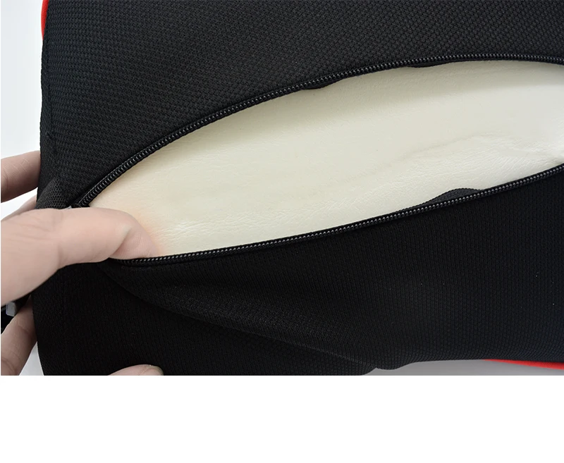 Almohada de espuma viscoelástica para asiento de coche, cojín protector para el cuello, Soporte Lumbar para la espalda,