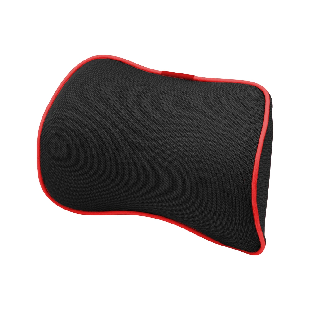 Cuello negro y rojo