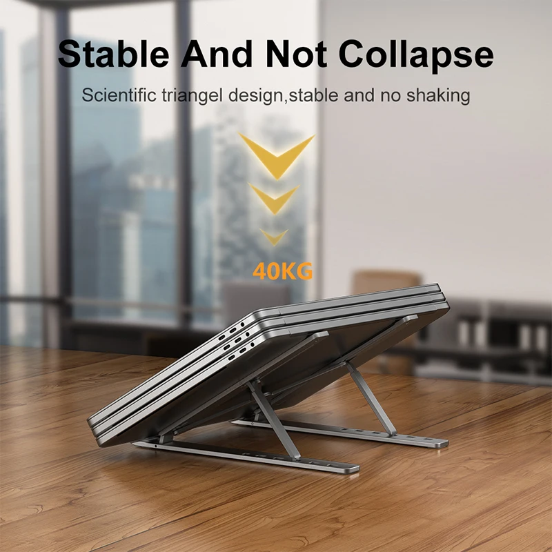 Soporte plegable de Metal para ordenador portátil